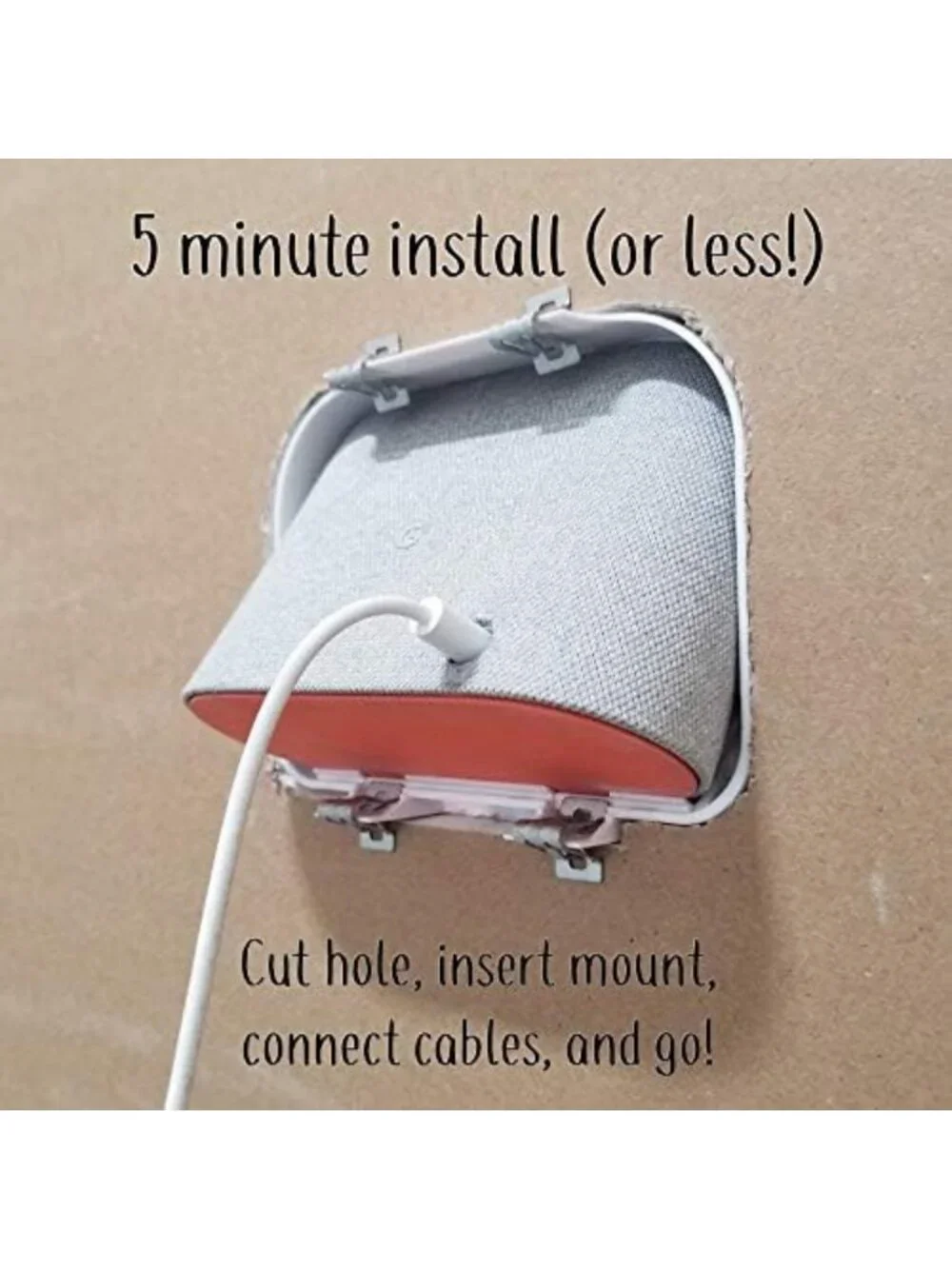 Wall Mount for Google Nest Hub Gen 2 | PoE Compatible | Space-Saving Design